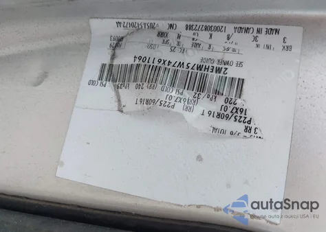 2004 Mercury Grand Marquis Ls from USA, damaged, VIN 2MEHM75W74X611064